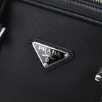 Prada Briefcase Leather Business Bags Black — view 5