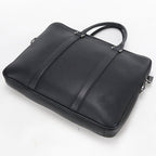 Prada Briefcase Leather Business Bags Black — view 2