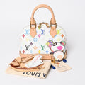 Louis Vuitton Takashi Murakami Alma BB Handbag Monogram Multicolor White