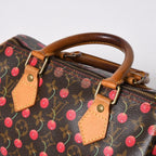 Louis Vuitton Takashi Murakami Monogram Cherry Speedy 25 Handbag — view 8