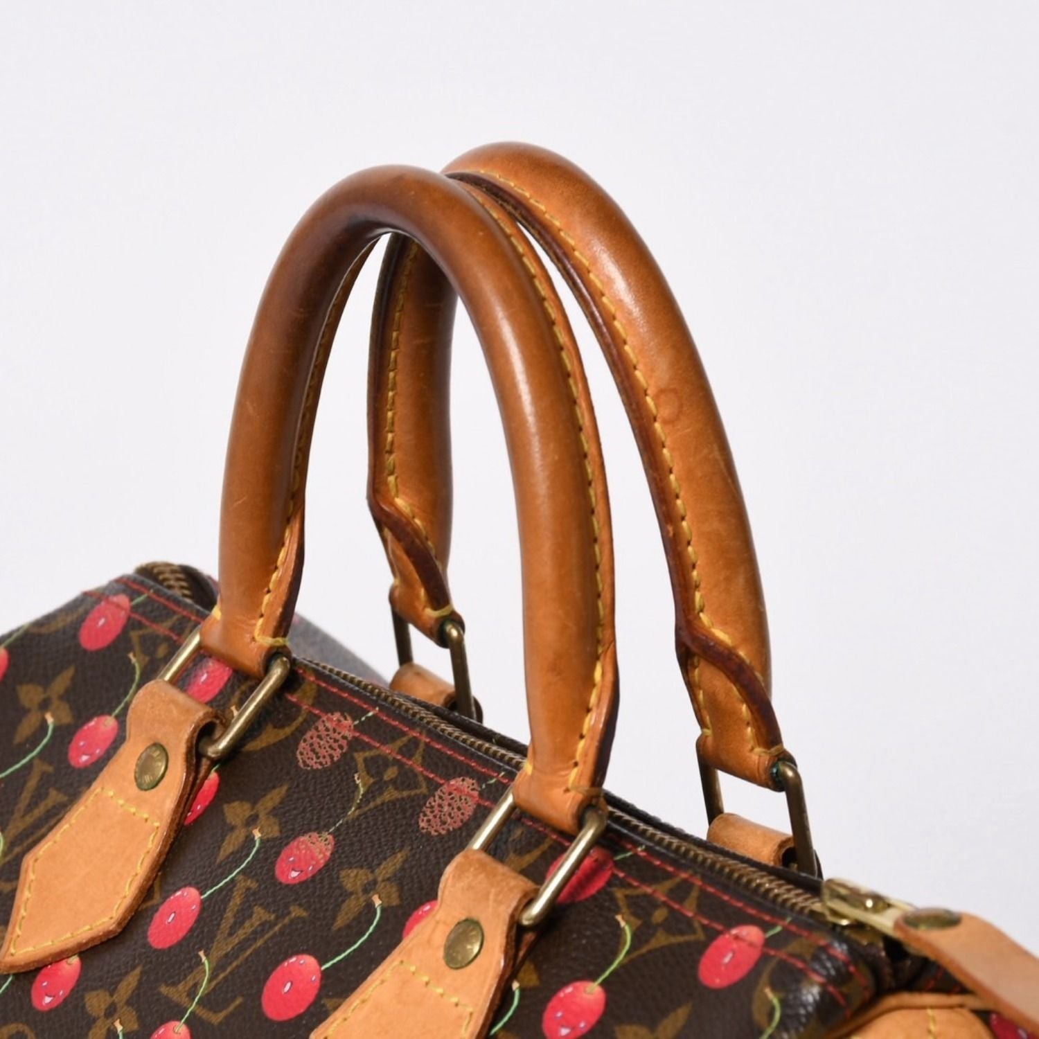 Louis Vuitton Takashi Murakami Monogram Cherry Speedy 25 Handbag — view 7