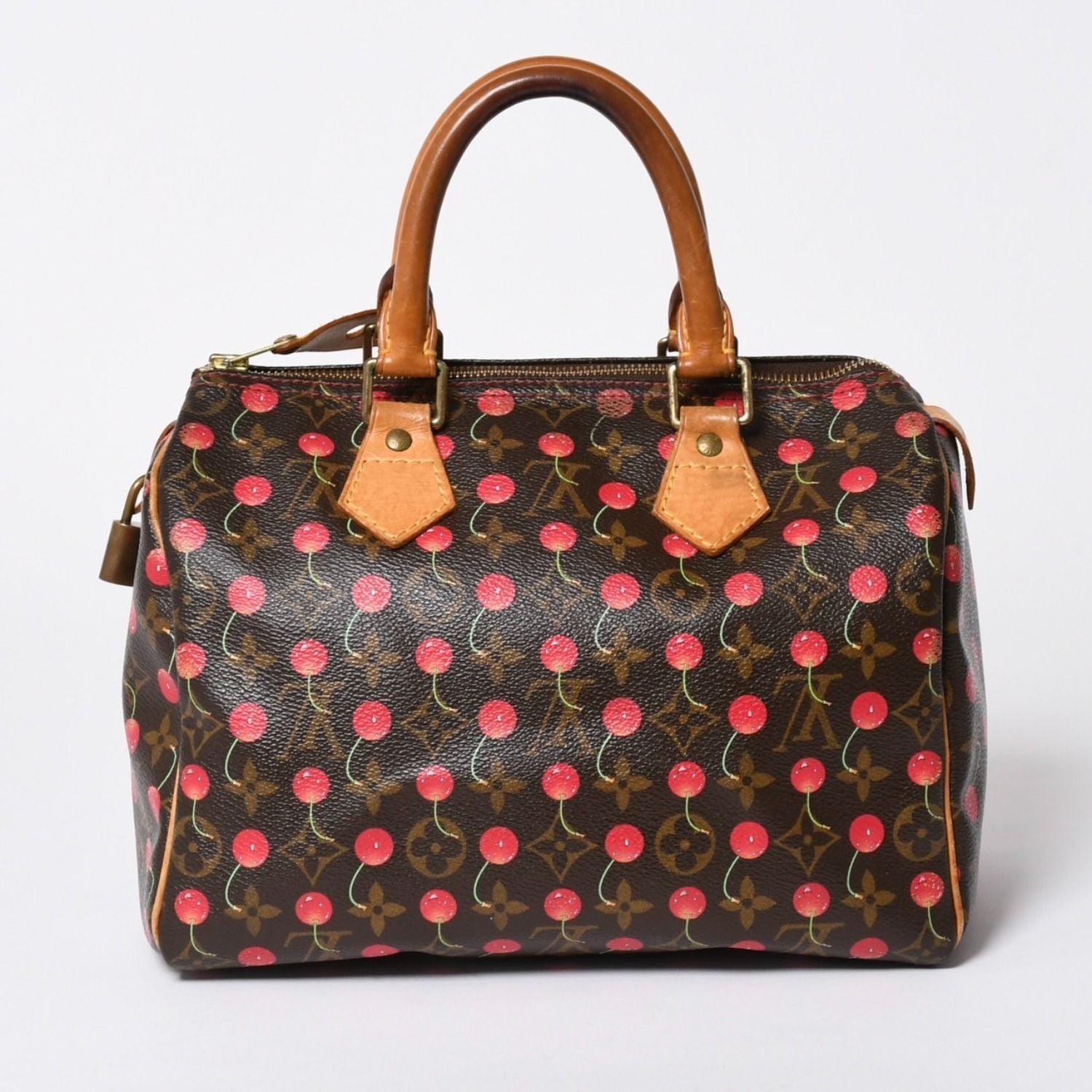 Louis Vuitton Takashi Murakami Monogram Cherry Speedy 25 Handbag — view 2