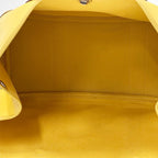 Hermes Garden Party PM Tote Bag Toile Officier Yellow Silver Simple — view 6
