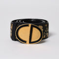 Dior Oblique Trotter CD Belt Buckle Navy Gold