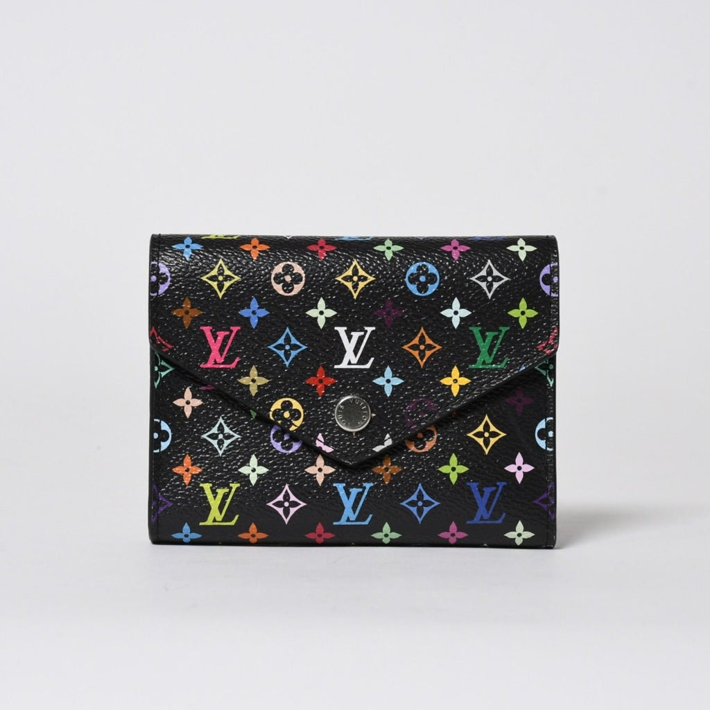 Louis Vuitton Takashi Murakami Monogram Multicolor Portefeuille Trifold Wallet