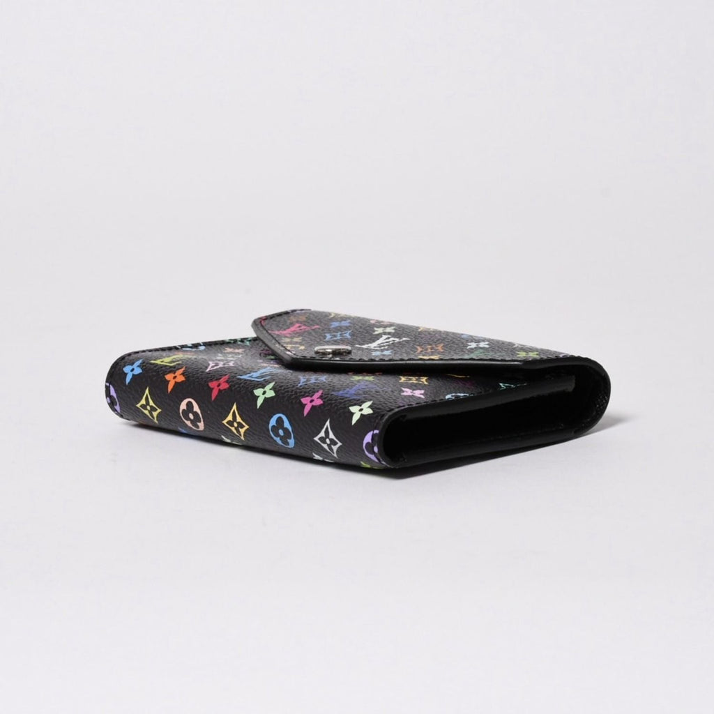 Louis Vuitton Takashi Murakami Monogram Multicolor Portefeuille Trifold Wallet — view 4
