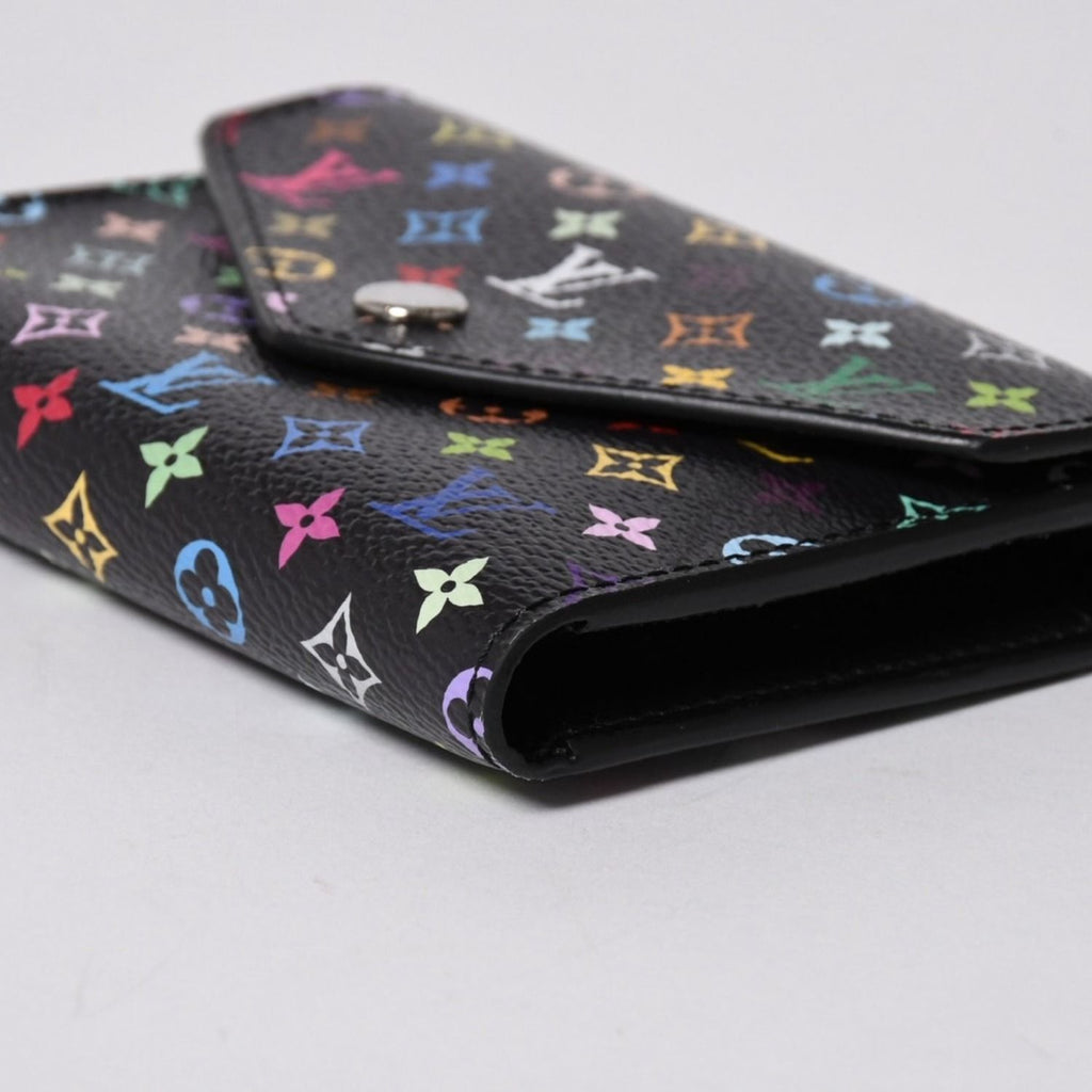 Louis Vuitton Takashi Murakami Monogram Multicolor Portefeuille Trifold Wallet — view 5