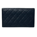 Chanel Wallet Black Pink Silver CC Logo — view 2