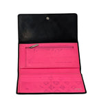 Chanel Wallet Black Pink Silver CC Logo — view 5