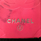Chanel Wallet Black Pink Silver CC Logo — view 6