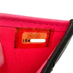 Chanel Wallet Black Pink Silver CC Logo — view 7