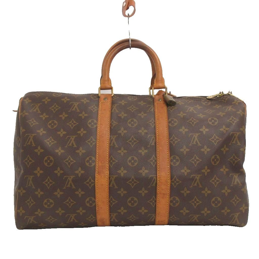 Louis Vuitton Keepall 45 Boston Bag Monogram Brown — view 3