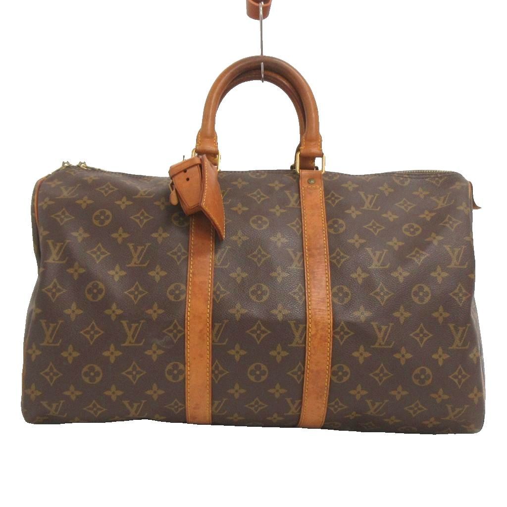 Louis Vuitton Keepall 45 Boston Bag Monogram Brown