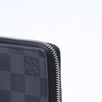 Louis Vuitton Wallet Zippy Coin Purse Card Case Mini Damier Graphite — view 5
