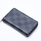 Louis Vuitton Wallet Zippy Coin Purse Card Case Mini Damier Graphite — view 3