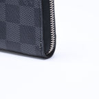 Louis Vuitton Wallet Zippy Coin Purse Card Case Mini Damier Graphite — view 6