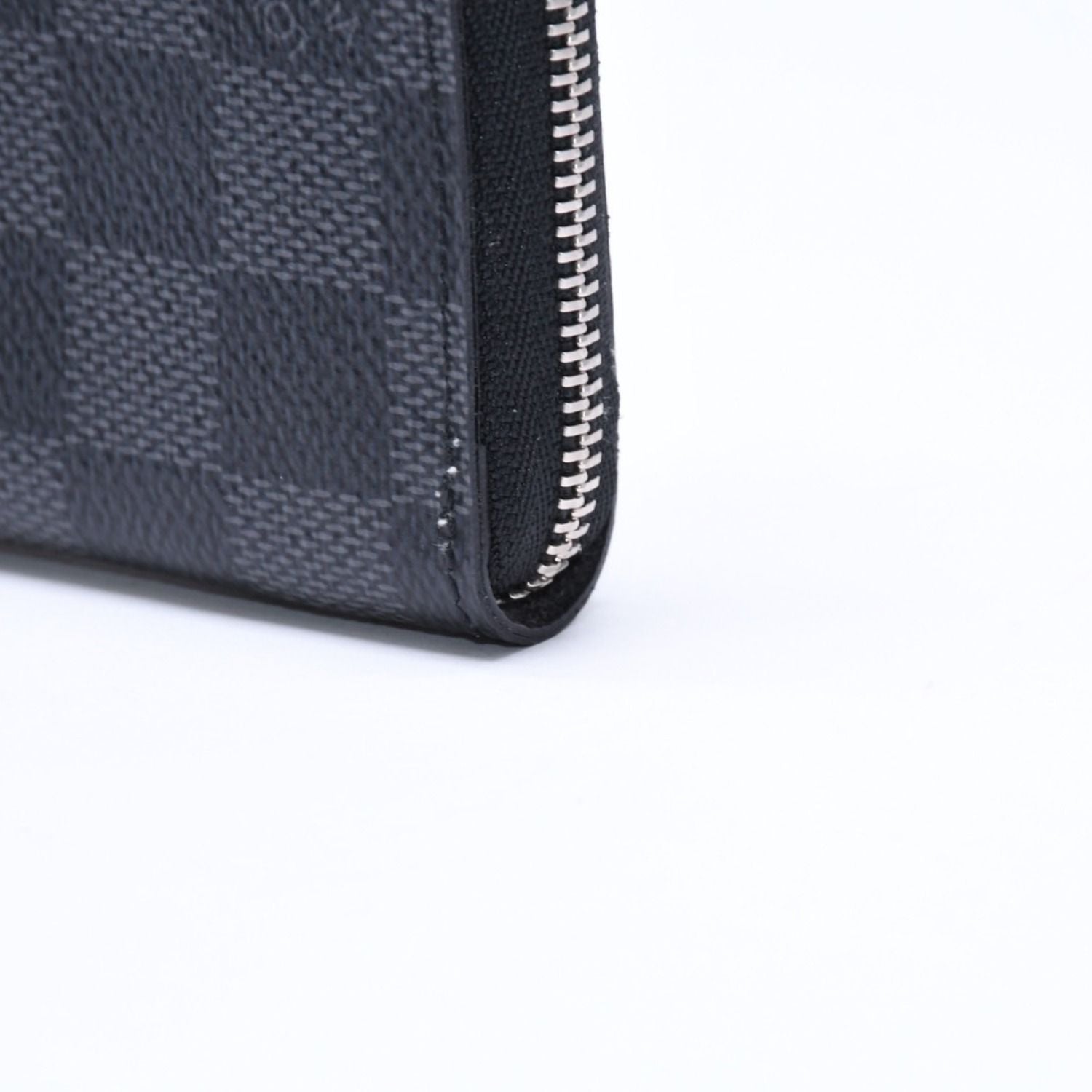Louis Vuitton Wallet Zippy Coin Purse Card Case Mini Damier Graphite — view 6