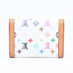 Louis Vuitton Porte Monnaie Plastic Coin Purse Monogram Multicolor White — view 2