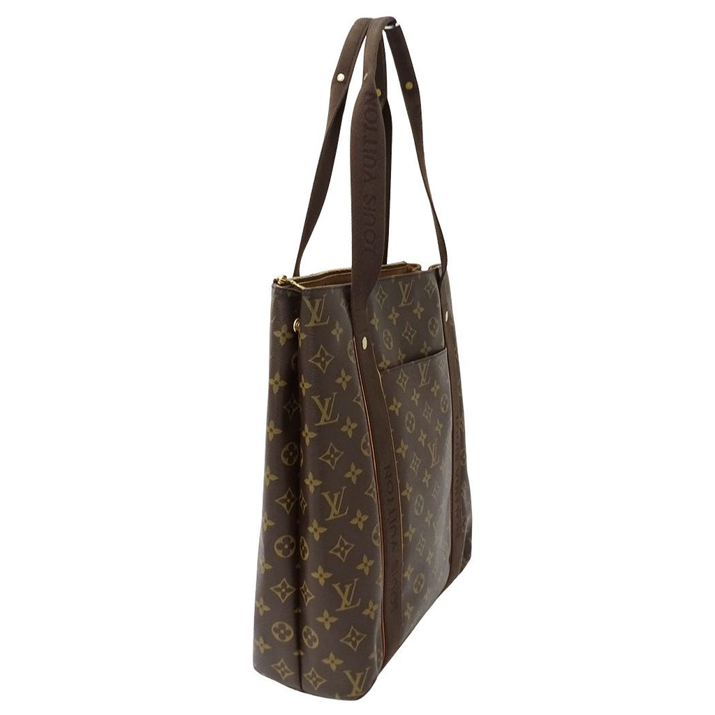 Louis Vuitton Monogram Tote Bag Cabas Beaubourg Brown — view 4