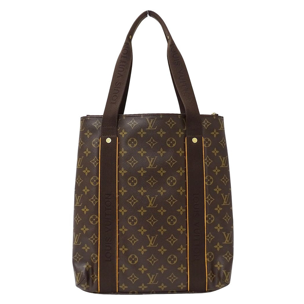 Louis Vuitton Monogram Tote Bag Cabas Beaubourg Brown — view 2