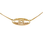 Chanel CC Circle Pendant Included Metal Gold — view 6