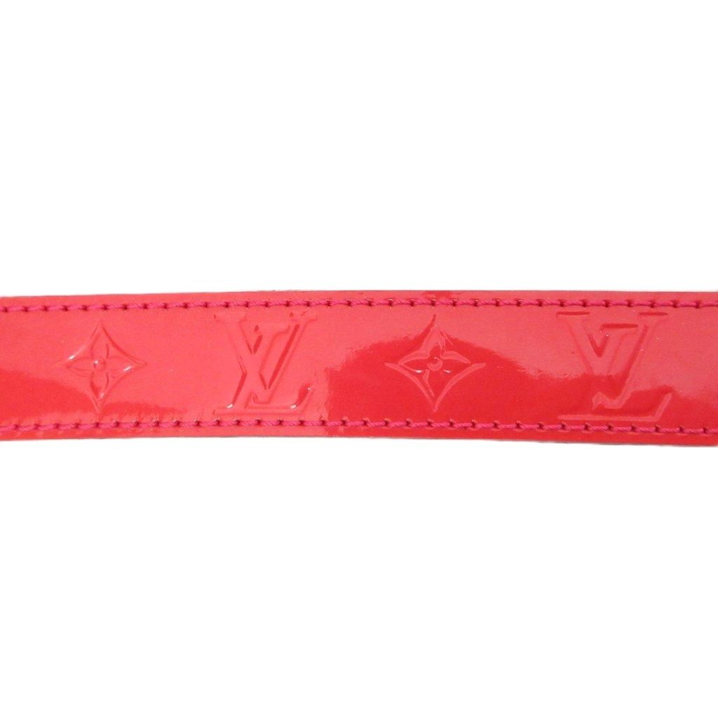 Louis Vuitton Ceinture Vernis Monogram Belt Logo Eyelet All Over Pattern 32 80 — view 6