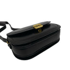 Gucci Vintage Horsebit GG Logo Leather Shoulder Bag Pochette Black — view 7