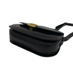 Gucci Vintage Horsebit GG Logo Leather Shoulder Bag Pochette Black — view 8