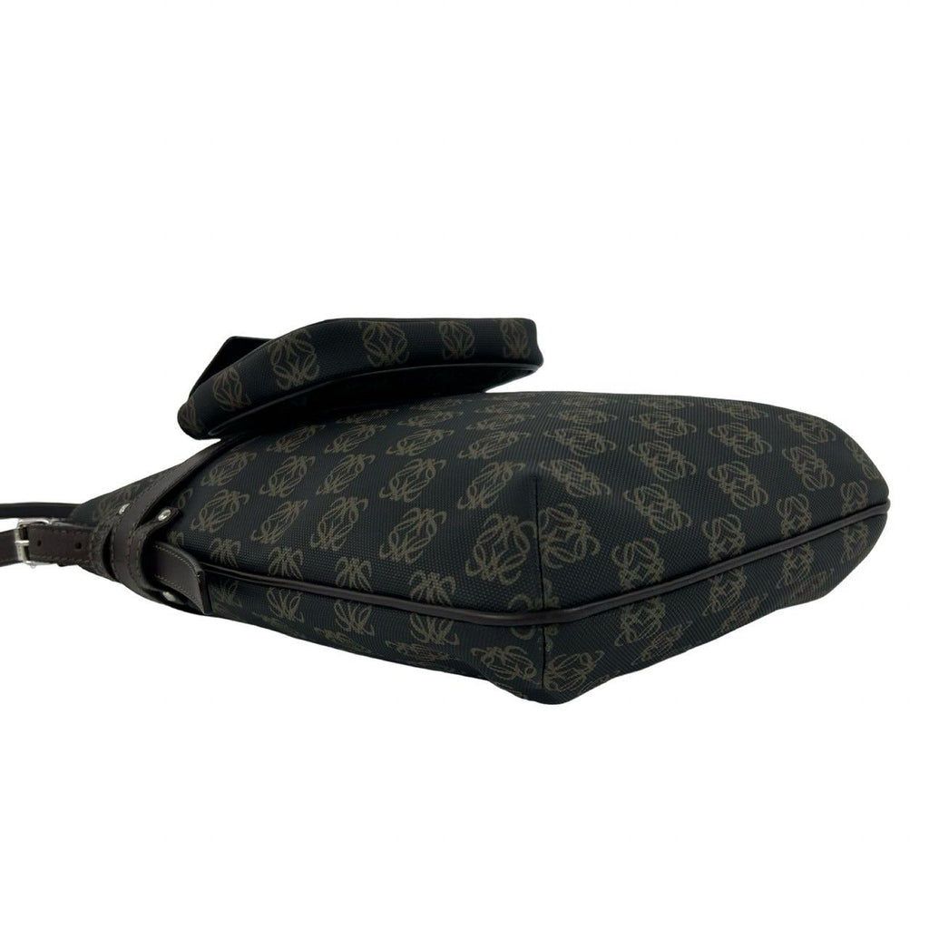 Loewe Anagram Pattern Logo Embossed Leather Shoulder Bag Crossbody Pochette — view 7