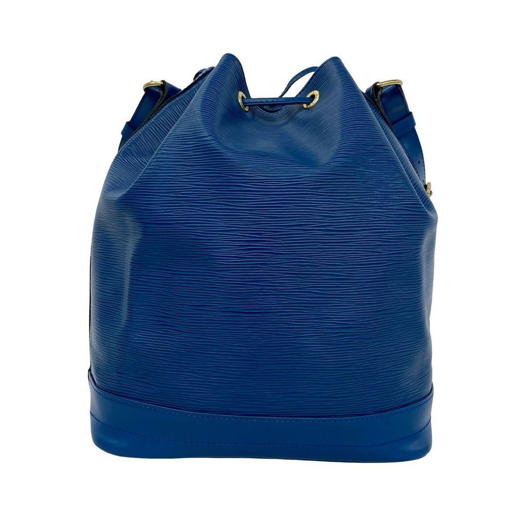 Louis Vuitton Vintage Noe Epi Leather Drawstring Shoulder Bag Cross Toledo Blue — view 3