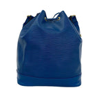 Louis Vuitton Vintage Noe Epi Leather Drawstring Shoulder Bag Cross Toledo Blue — view 3
