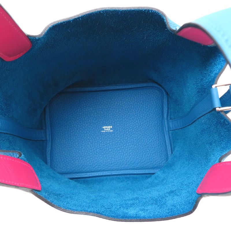 Hermes Tote Bag Blue — view 6