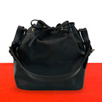 Louis Vuitton Vintage Petit Noe Epi Leather Drawstring Shoulder Bag Cross Noir