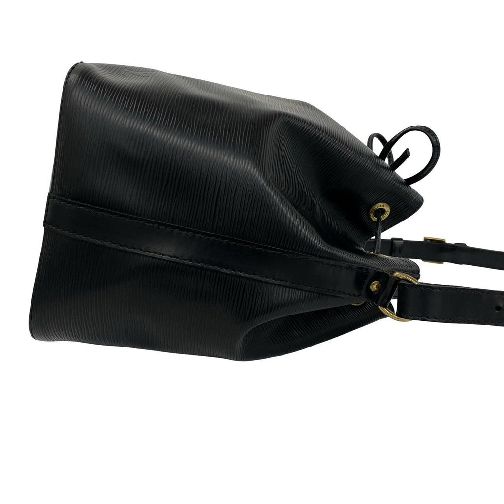 Louis Vuitton Vintage Petit Noe Epi Leather Drawstring Shoulder Bag Cross Noir — view 6