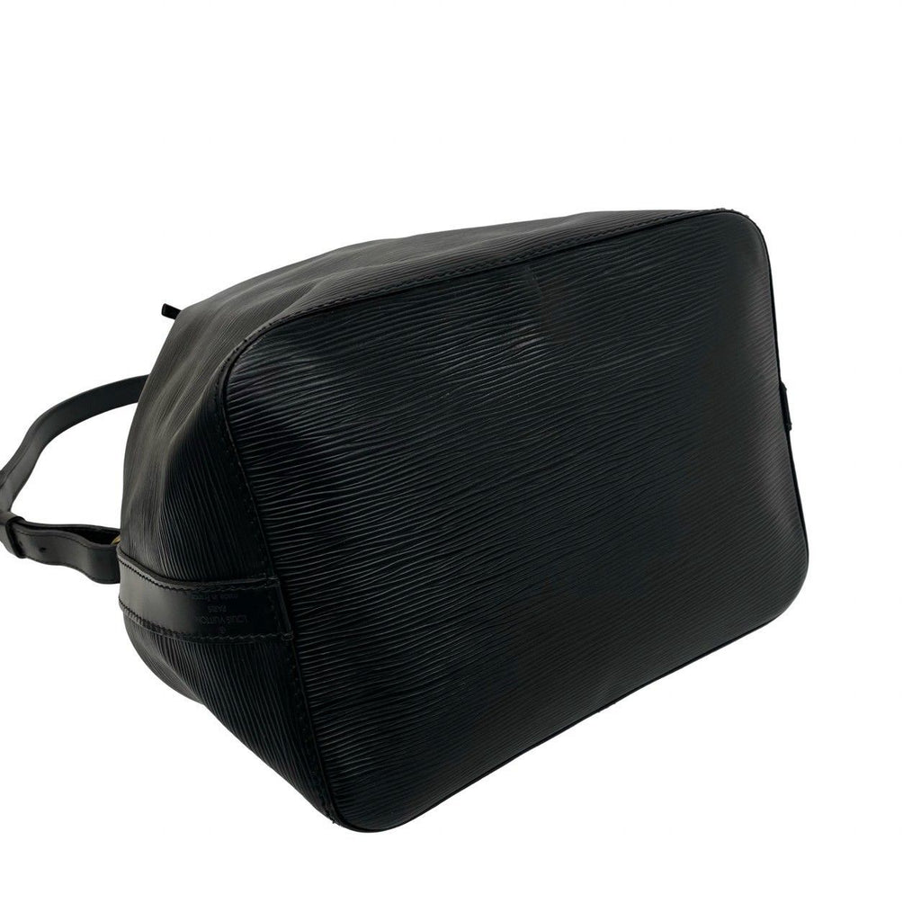 Louis Vuitton Vintage Petit Noe Epi Leather Drawstring Shoulder Bag Cross Noir — view 7