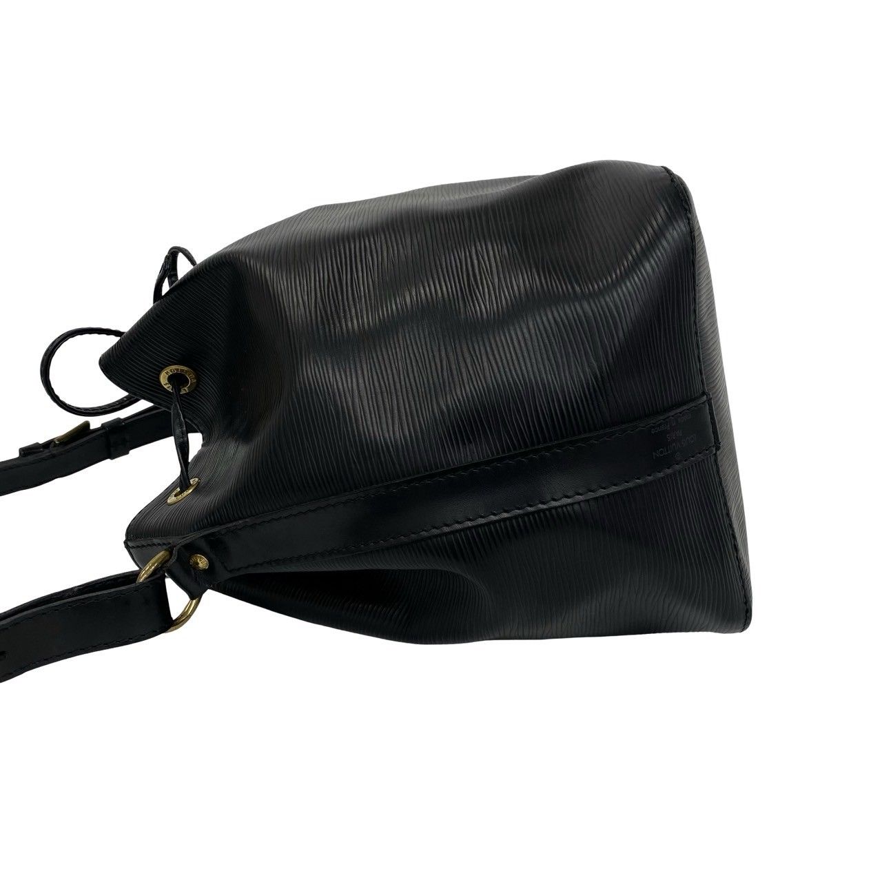 Louis Vuitton Vintage Petit Noe Epi Leather Drawstring Shoulder Bag Cross Noir — view 5