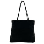 Prada Tessuto Nylon Tote Handbag Business Black — view 3