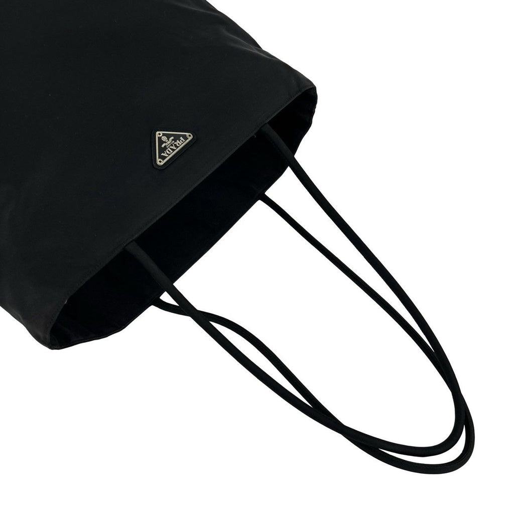 Prada Tessuto Nylon Tote Handbag Business Black — view 4