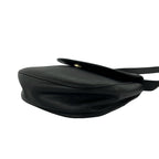 Dior Vintage CD Logo Leather Shoulder Bag Pochette Black — view 8
