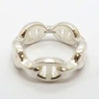Hermes Heaven Chaine D'ancre Enchainee Ring PM Small 51 Silver — view 4