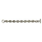 Hermes Vintage Logo Bra 925 Sterling Silver Accessory Bracelet — view 5