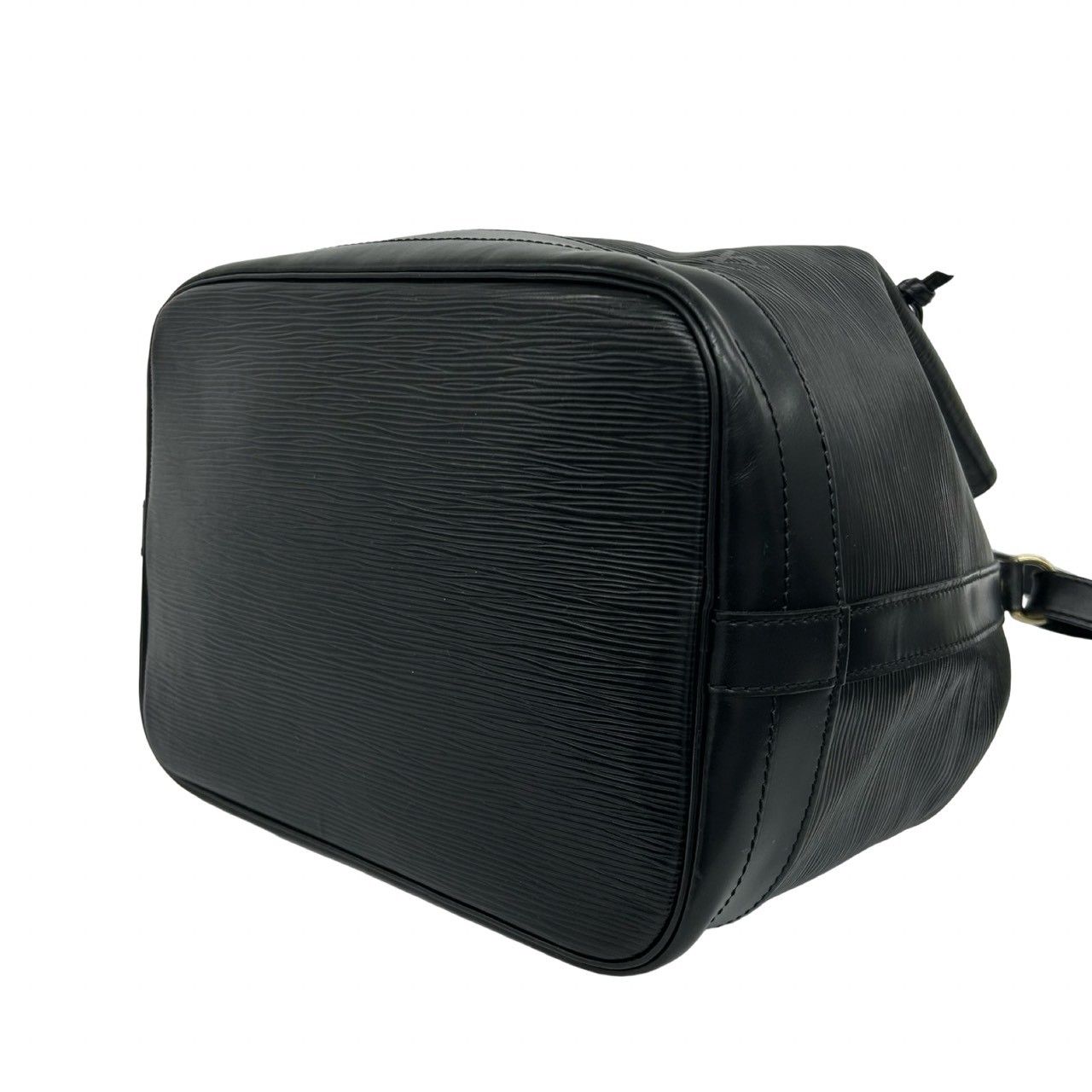 Louis Vuitton Vintage Noe Epi Leather Shoulder Bag Tote Noir — view 8