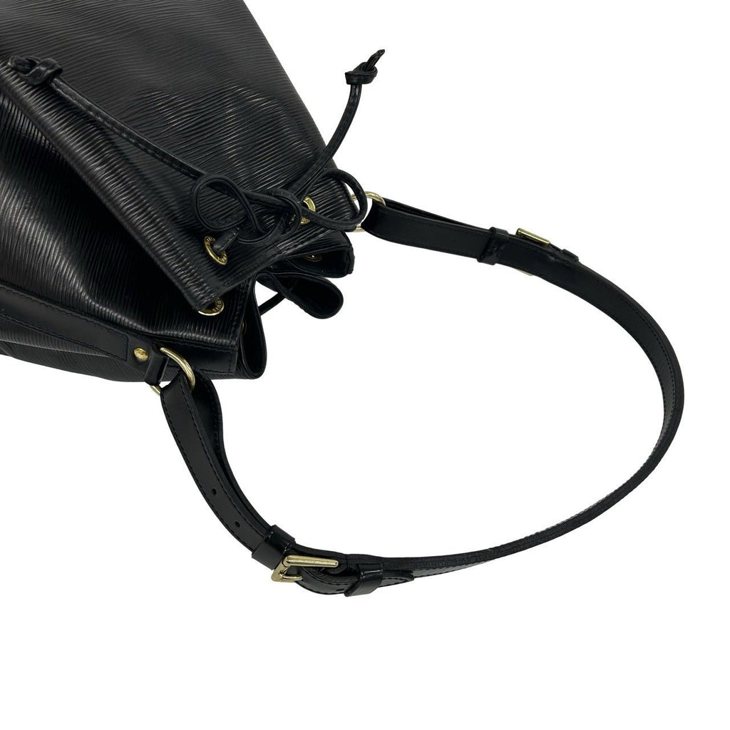 Louis Vuitton Vintage Noe Epi Leather Shoulder Bag Tote Noir — view 4