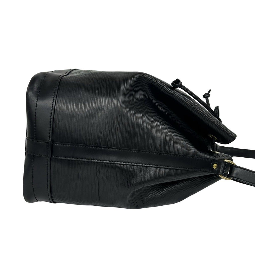 Louis Vuitton Vintage Noe Epi Leather Shoulder Bag Tote Noir — view 6