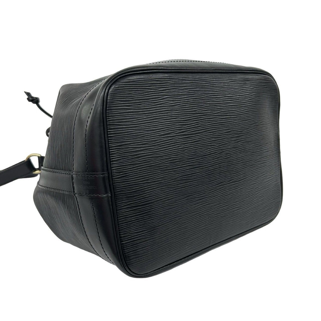 Louis Vuitton Vintage Noe Epi Leather Shoulder Bag Tote Noir — view 7