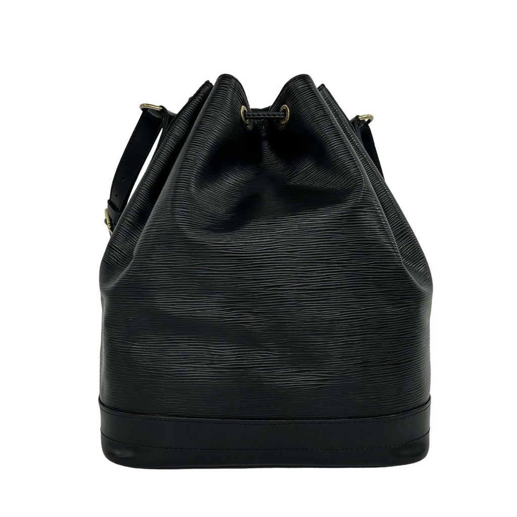 Louis Vuitton Vintage Noe Epi Leather Shoulder Bag Tote Noir — view 3