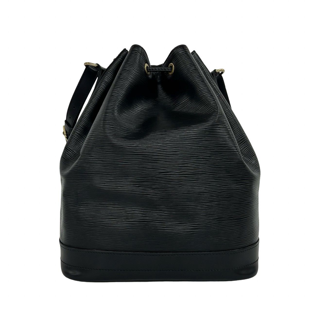 Louis Vuitton Vintage Noe Epi Leather Shoulder Bag Tote Noir — view 3