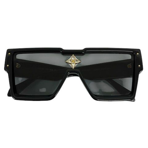 Louis Vuitton Sunglasses Eyewear Cyclone Monogram Flower Swarovski Black — view 7