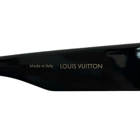 Louis Vuitton Sunglasses Eyewear Cyclone Monogram Flower Swarovski Black — view 3