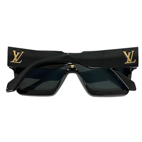 Louis Vuitton Sunglasses Eyewear Cyclone Monogram Flower Swarovski Black — view 8